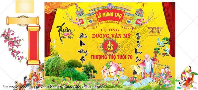 file vector phong san khau banner mung tho cac cu